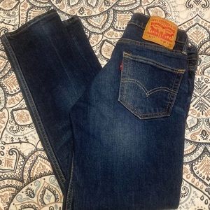 LEVI'S 511 SLIM 28X30 BLUE STRETCH JEANS